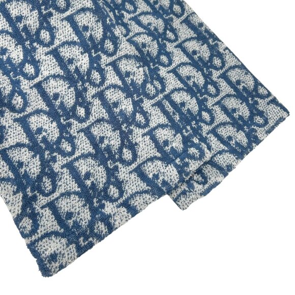 Christian Dior Vintage Trotter Monogram Logo Bathrobe #L Terry Cloth [105820] - Picture 9 of 12